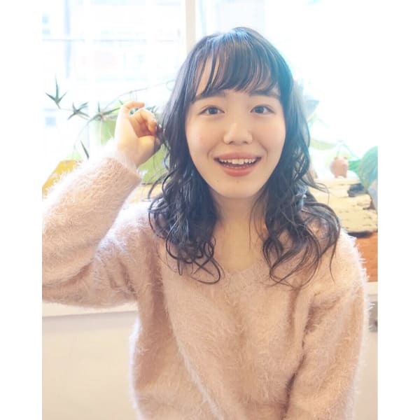 【大人気クーポン】カット+コラーゲン配合パーマ ￥8900 mukichi 三鷹店(ムーキチ ミタカテン)のこだわり特集 美容院
