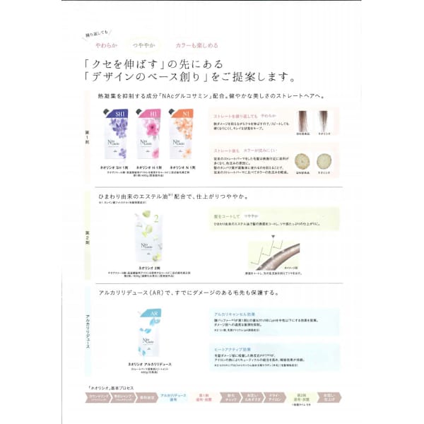 カット+ネオリシオ(縮毛矯正)+リンケージトリートメント