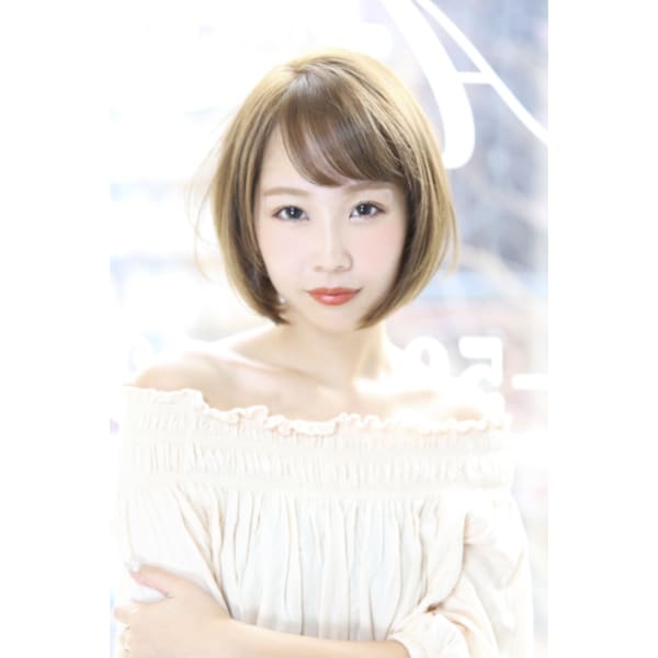 【外国人風の透明感カラーで大人気】カット+イルミナカラー(マイクロファインバブル付き)