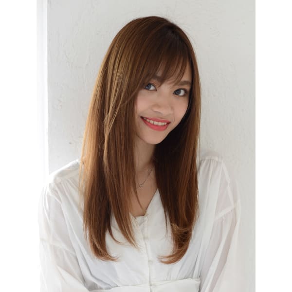 R)【ダメージレス縮毛矯正】カット×グラッツストレート×マイクロバブル　￥16500