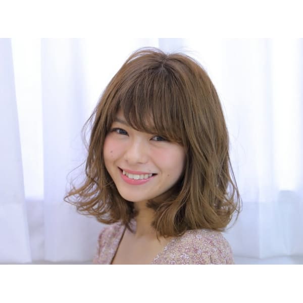 【前髪カット付】デジタルパーマ(前髪)¥3000