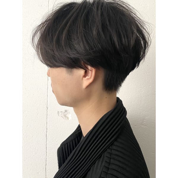 【男性限定】カット+頭皮の高濃度炭酸泉ヘッドスパ+肩リンパマッサージor眉カット¥7200