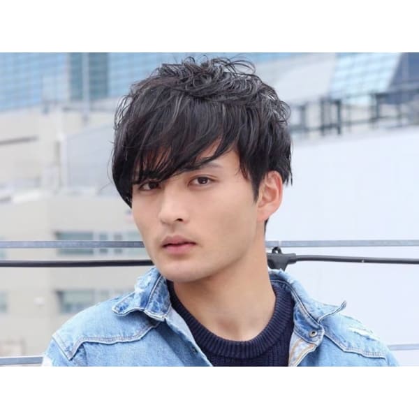 【男性限定】メンズカット+カラー+オーガニックトリートメントスパ¥7200