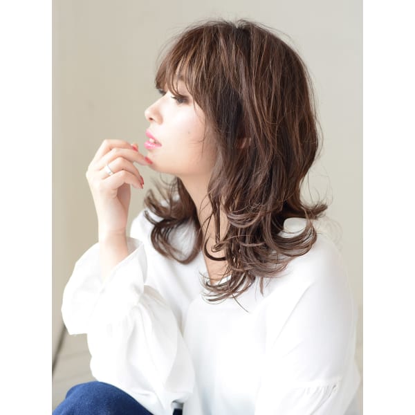 【人気NO.2】カット×艶カラー×3stepトリートメント¥7,920