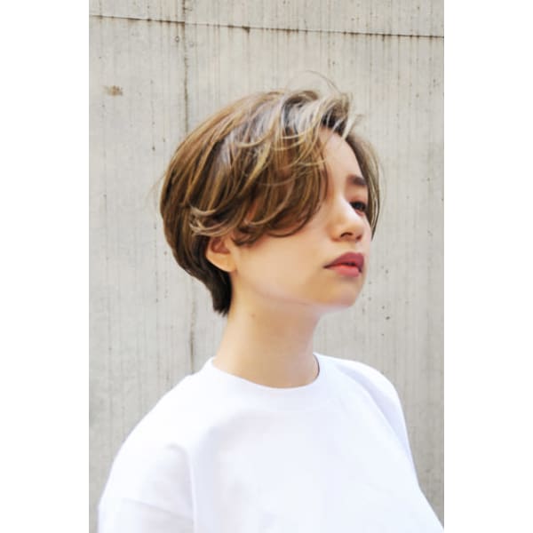 オーダーメイドカット＋イルミナカラー（アルカリ除去Tr付） ￥12900