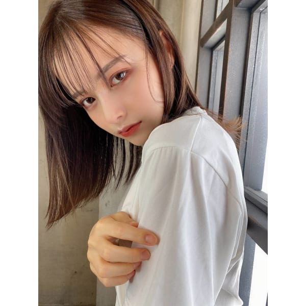 【当店人気No.1!!】◆カット+カラー+トリートメント+炭酸泉 ¥11000