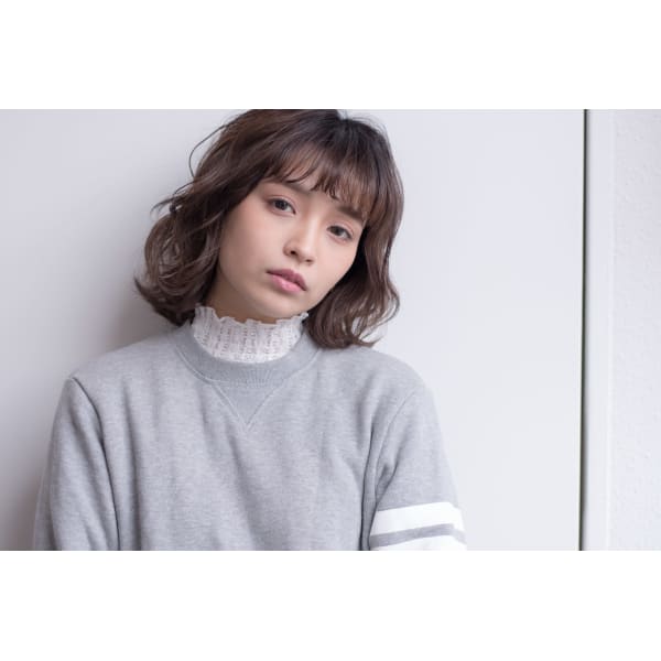 【透け感あるカラーにしたい方にオススメ】透明感カラー+美髪2stepTR ￥11000→￥8800