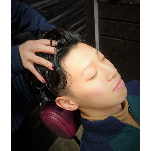 【男女OK！頭皮ケア】（女性はTEL予約限定）カット＋頭皮・毛穴スカルプ＋ヘッドマッサージ＋SB付