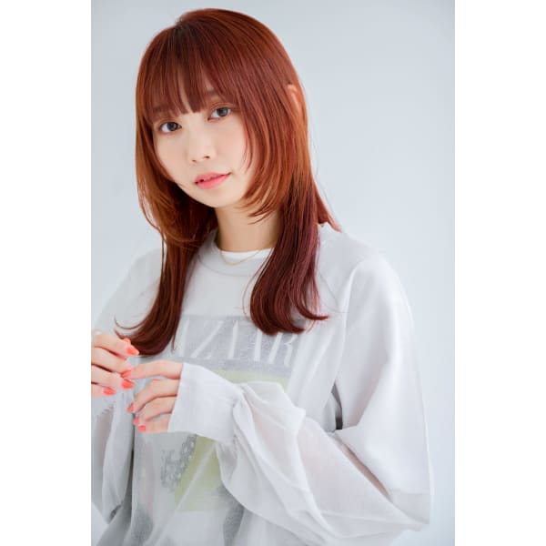 アミノ酸トリートメント付!カット+オーガニックフルカラー ¥3900