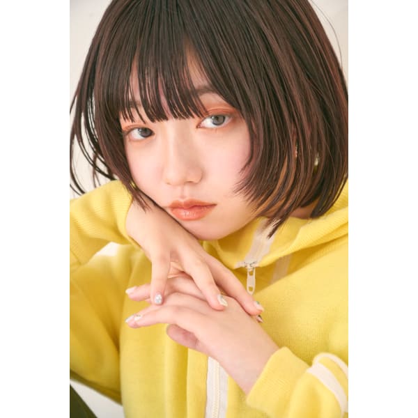 コスメ縮毛矯正+カット+ハホニコトリートメント