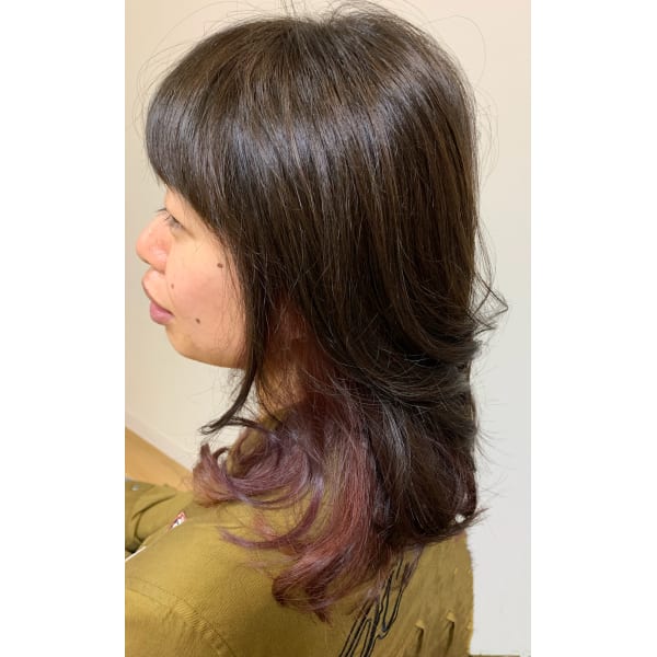 カット、カラー(リタッチ)、3ステップトリートメント