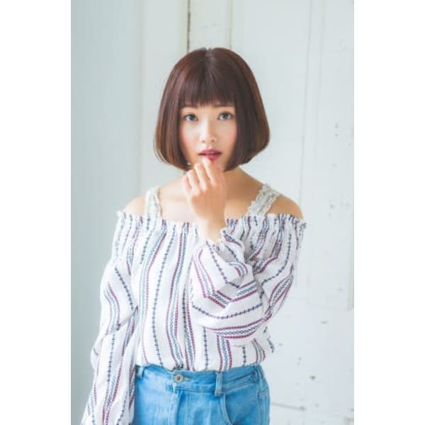【どなたでも♪】カット+オーガニックカラー(グレーカラーOK)+極艶トリートメント+ナノスチーム