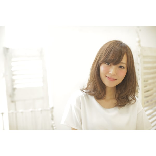 【小顔効果】骨格修正カット＋おしゃれカラー＋Aujua内部補修トリートメント¥11550