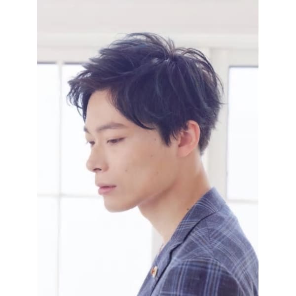 【メンズ限定お顔の印象アップ】デザインカット+眉カット