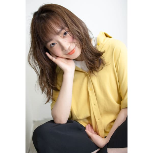 《夏パーマ》レイヤーパーマ+小顔カット+2stepハホニコTR【¥14580⇒¥6800】