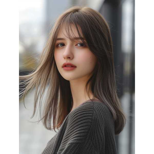 ヘアカット・縮毛矯正・オーガニックヘアトリートメント【きらめくツヤ感】