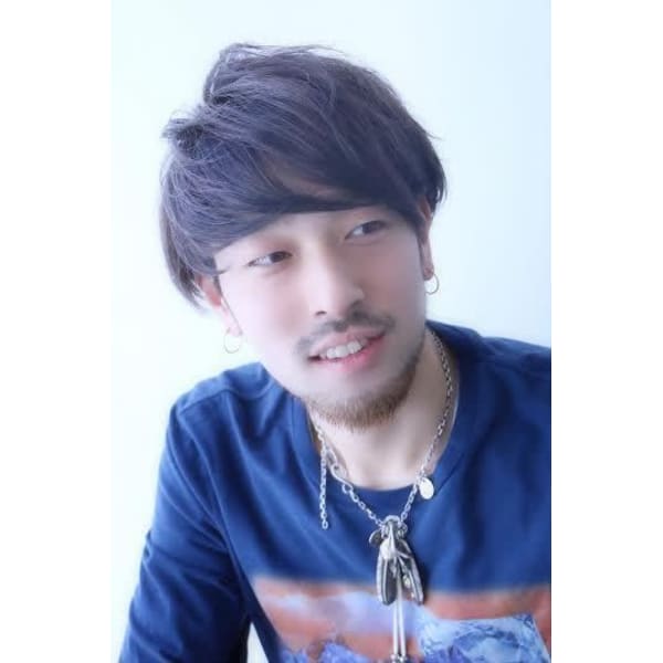 【メンズストレート】メンズカット+顔周り縮毛矯正