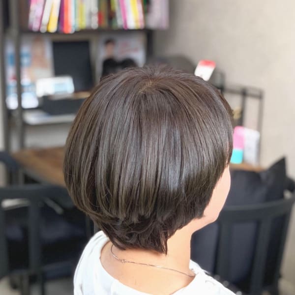 [艶×透明感]プレックスカラー+カット+うるつやスチームミスト