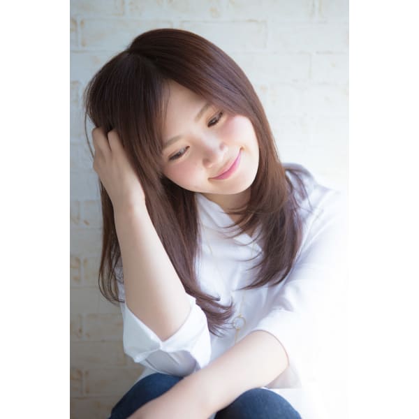 アイロン不使用ナチュラルストレート♪髪質改善シルキーエステ