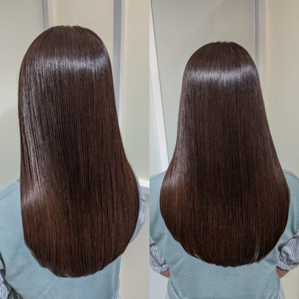 後日【1,170円】相当ポイントバック/【潤いに満ち溢れた髪へ】カット+カラー+Aujuaヘアーケアトリートメント