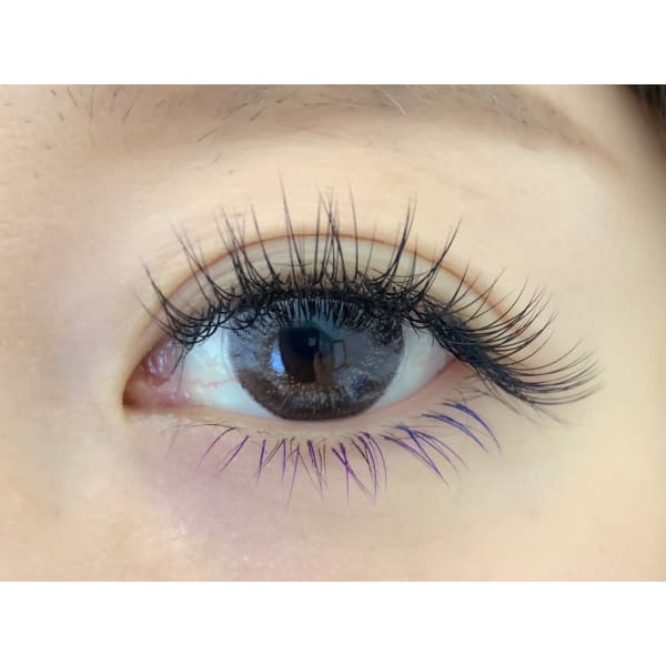 高級セーブル上120本までつけ放題(フラットラッシュ、カラーエクステ変更可)6480円