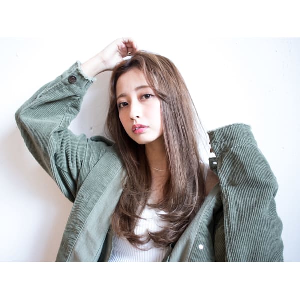 [透明感&艶感UPのカラー]イルミナカラー(ロング料金なし)