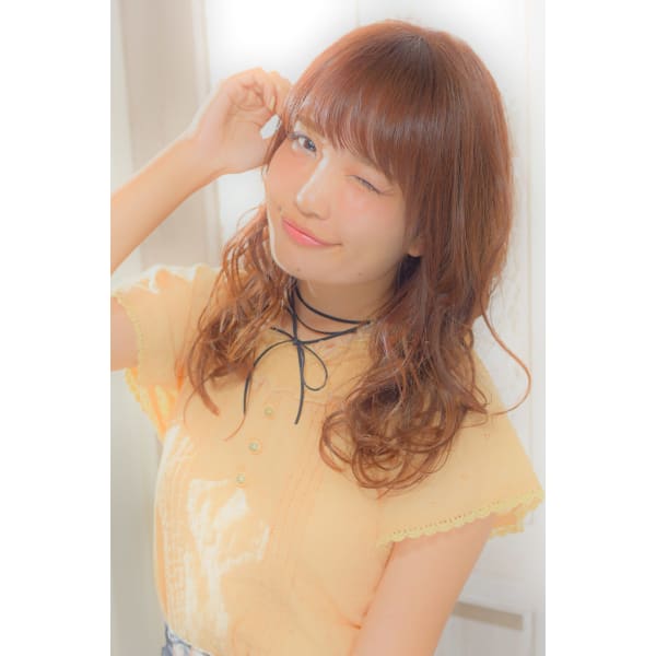 弱酸性低温デジタルパーマ+カット+トリキュアTR ¥15950→¥12760