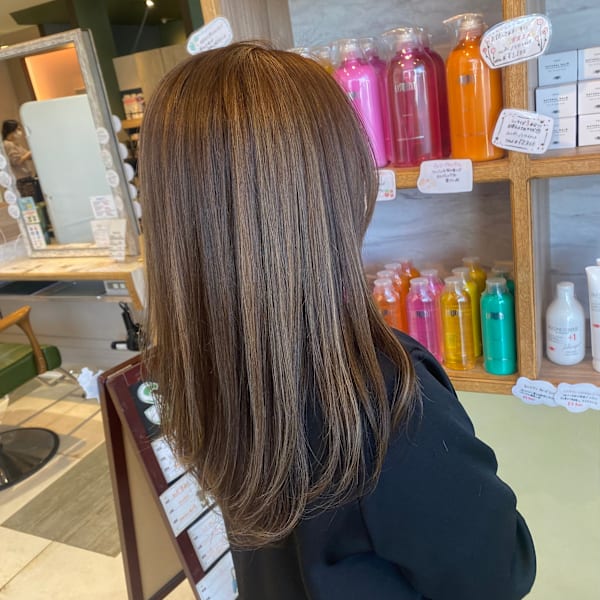 【髪質改善コース】カット×髪質改善カラー×TOKIOトリートメント¥12,500