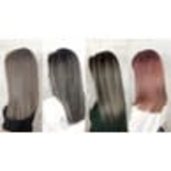 デザインカラー☆ブリーチ＋フルカラー＋プレケア￥12,870