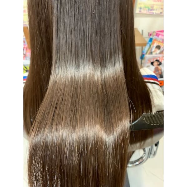 【ＳＮＳ話題髪質改善】☆ケラテックスメント＋カット¥8800（M￥550～L￥1100）