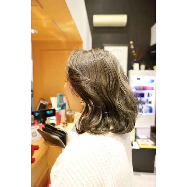 【ツヤさらSET】カット+イルミナ+ケアカラー 10560マイクロバブル付