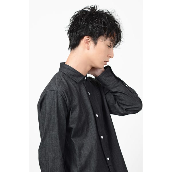 【メンズ限定】カット+パーマ+アルカリ除去or高濃度炭酸泉¥12320