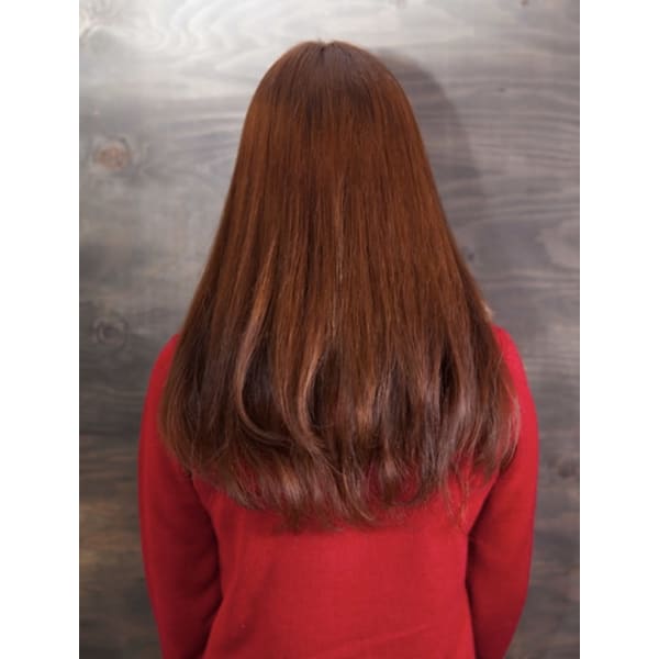 【オーガニックオイル配合☆】カット＋オーガニックストレート＋Tr￥21500～