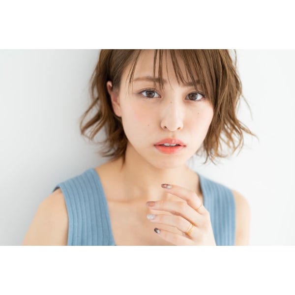 カット+オーガニックカラー(リタッチ) ¥4000