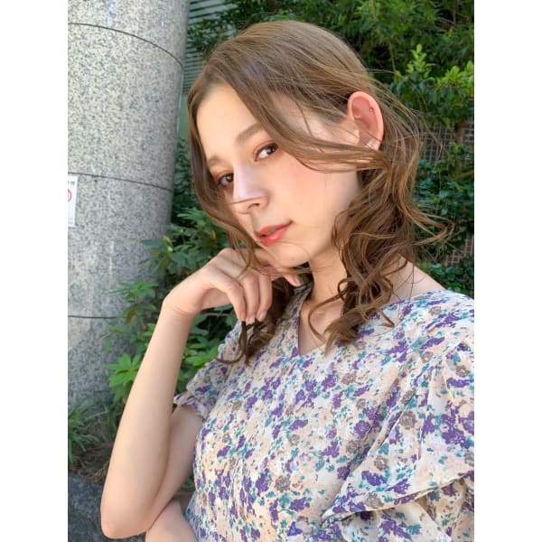 7周年記念★!カット+オ-ガニックカラー+マイクロナノバブルケア付き￥5,800