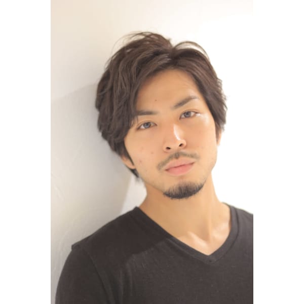【men’s限定】カット+炭酸ショートヘッドスパ(5分)+眉カット