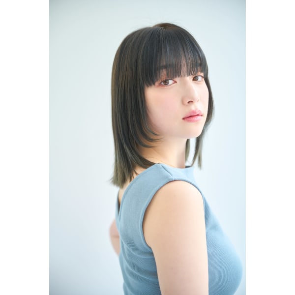 前髪カット+ディープレイヤートリートメント+前髪縮毛矯正