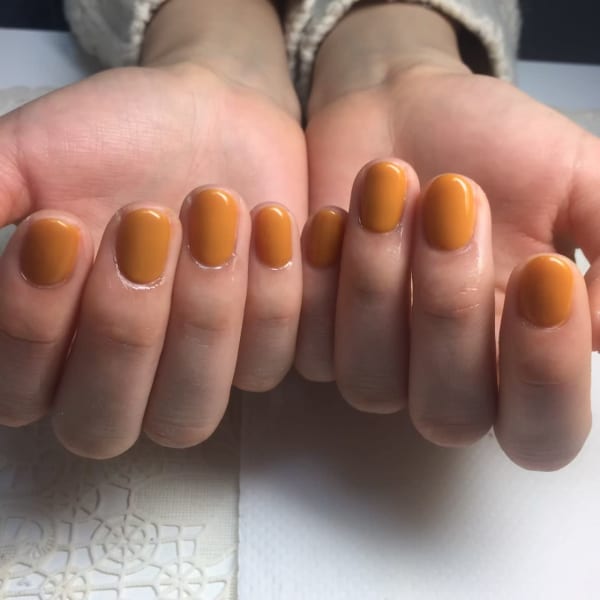 ハンド・ワンカラーorラメグラデーション【オフなしの方はこちら】甘皮ケア無料!