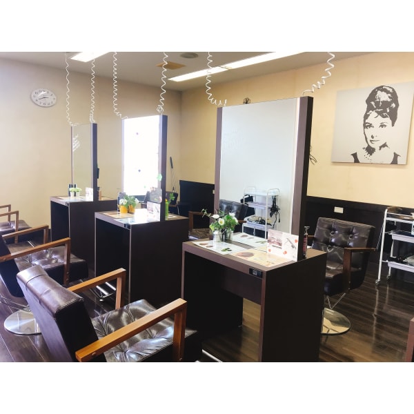 カット&リタッチカラー&オーガニックヘッドスパ&プラチナトリートメント