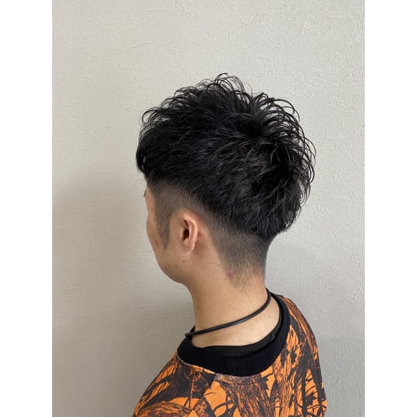 【メンズ限定】メンズカット＋パーマ＋炭酸スパ