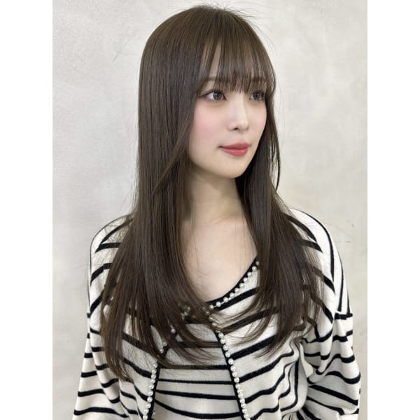 後日【2,470円】相当ポイントバック/人気NO1【1日5名限定】カット+厳選カラー+オージュアTR