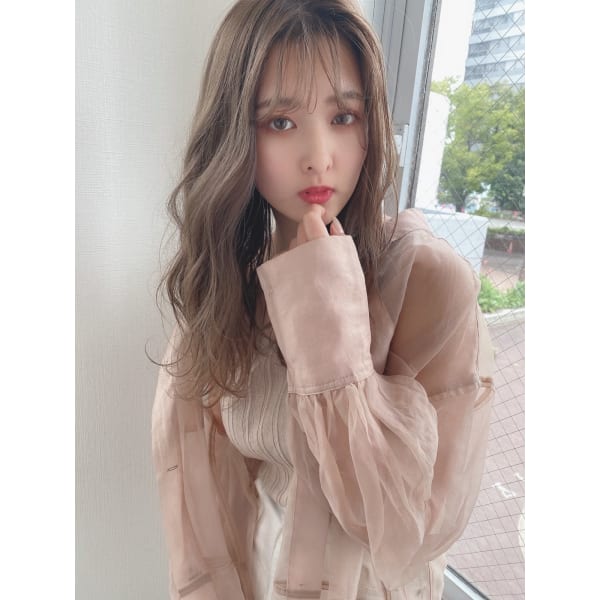 《保湿美髪》カット＋透け感カラー+超音波ハホニコトリートメント♪15,800→9800