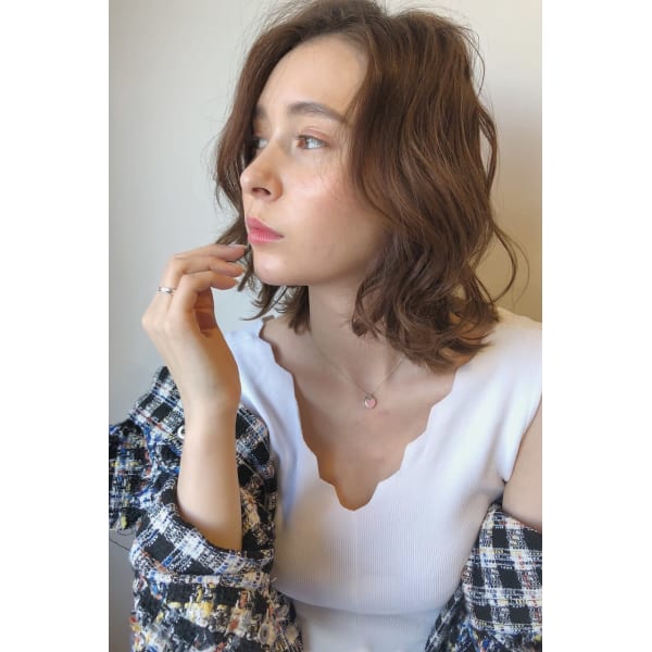 【平日限定】　カット+パーマ+《3》Stepトリートメント無料　¥9980