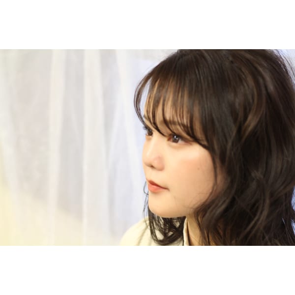 潤いカラー+デザインカット+集中ケアトリートメント