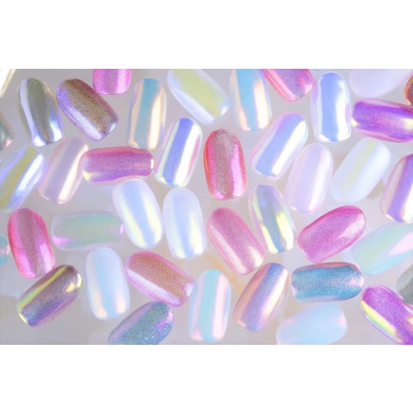 【最新のシンプルネイル】　クリスタルシュガーシンプルコース¥5280