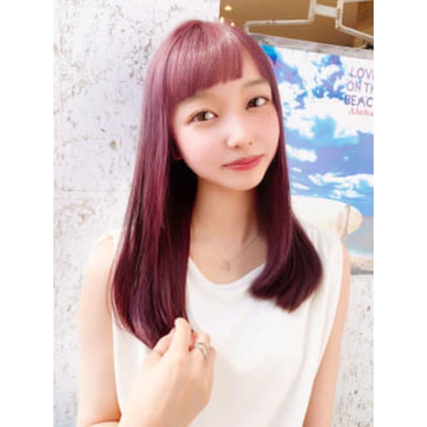 【外国人風透明感◆艶髪に】イルミナカラー+TOKIOトリートメント8200円 