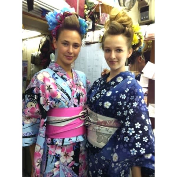 ヘアセット＆お持ち込み浴衣着付け【早朝深夜料金別途1,000円~】