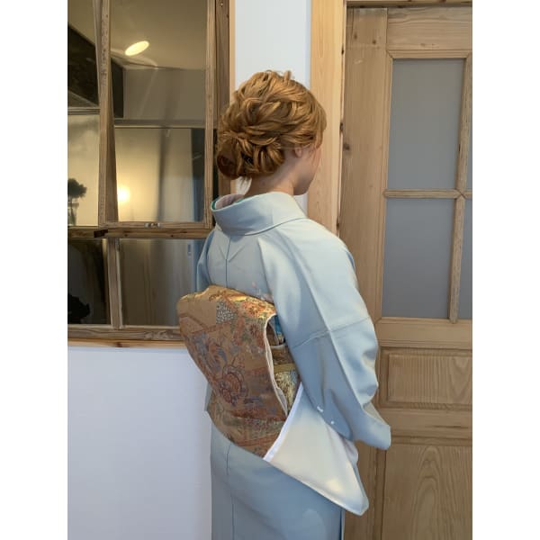 ＜着付け＞訪問着＋ヘアセット　☆早朝料金ナシ☆