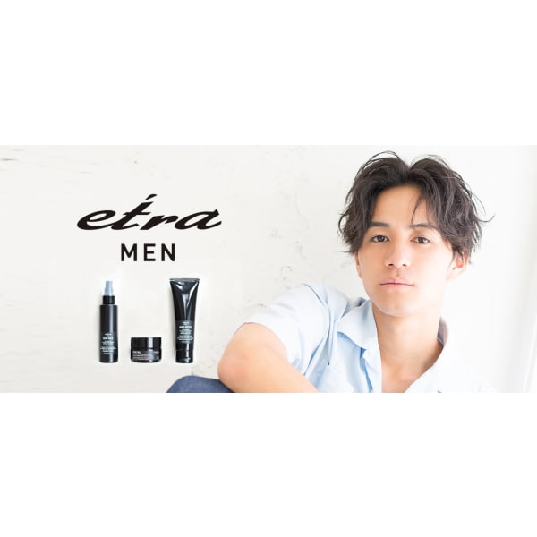 【メンズ】カット＋スタイリングしてエトゥーラメンをプレゼント！