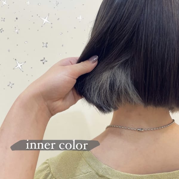 【オーガニックcolor+cut+リペアtrm】【コテ/アイロン込】